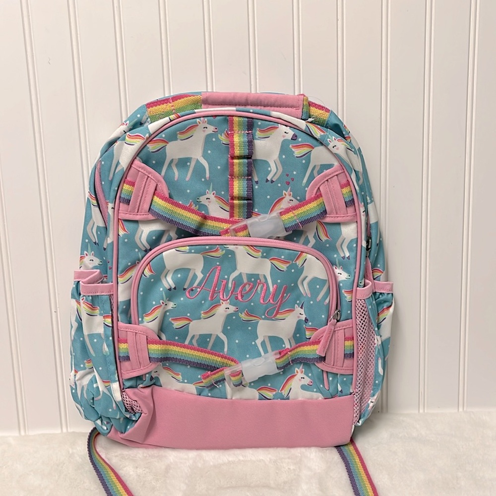 Pottery Barn Kids unicorn large Mackenzie backpack